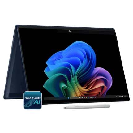 HP OmniBook X Flip 2-in-1 | Intel® Core™ Ultra 7 15th Gen 256V Series 2 Processor | 16GB RAM | 1TB SSD | Intel Arc Graphics | Backlit Keyboard | 14″ 2K IPS Multi-Touch IPS Display)