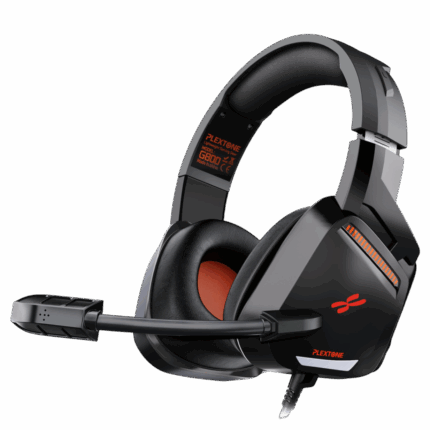 PLEXTONE G800 Mark II Gaming Headset Deep Bass Stereo Headphones with HD Mic for Laptop PC Mobile Phone & PS